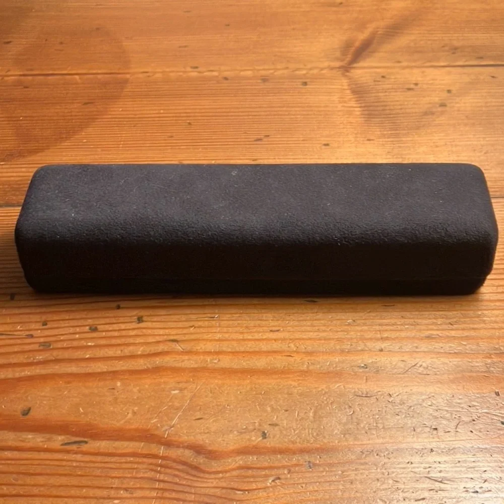 Vintage Black and Purple Suede Tiffany's Bracelet Box